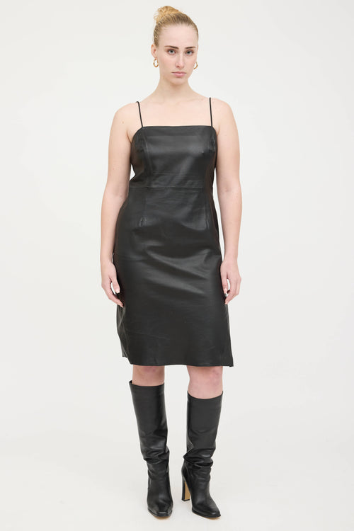 Lamarque Leather Cami Dress