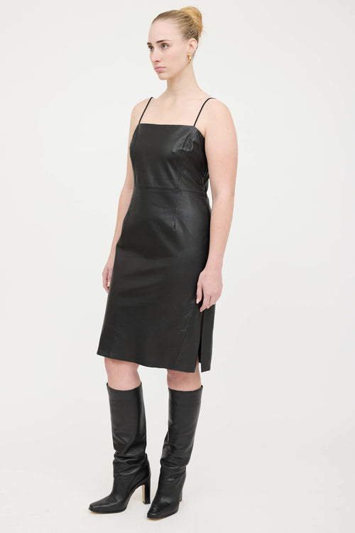 Lamarque Leather Cami Dress