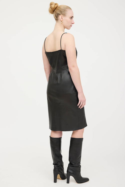 Lamarque Leather Cami Dress