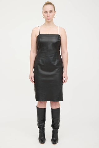Lamarque Leather Cami Dress