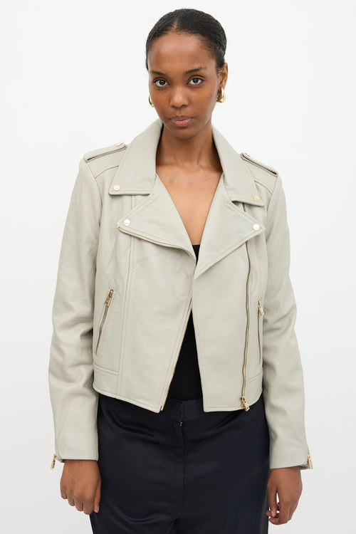 Lamarque Leather Biker Jacket