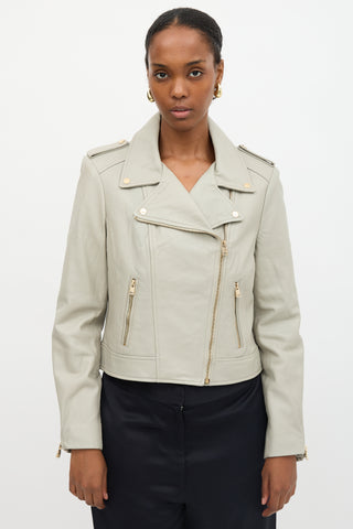 Lamarque Leather Biker Jacket