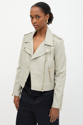 Lamarque Leather Biker Jacket