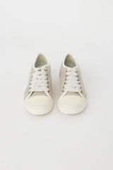 Lanvin Beige & Cream Canvas Sneaker
