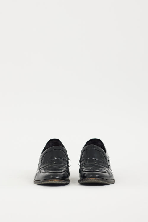 Lanvin Black Leather Loafer