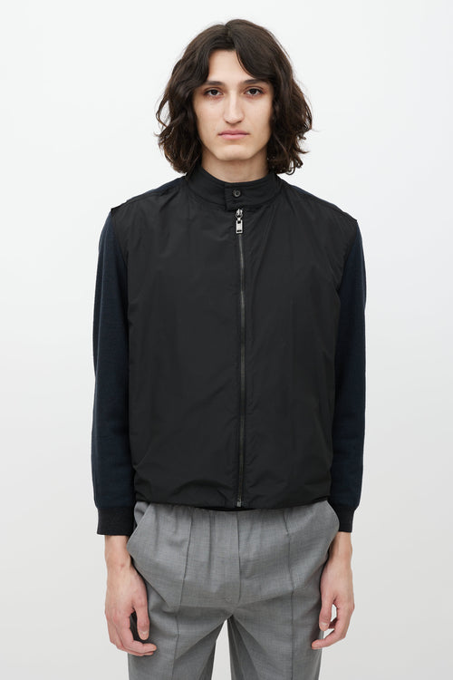 Lanvin Black Wool Herrington Jacket
