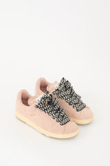 Lanvin Brown & Beige Suede Lite Curb Sneaker