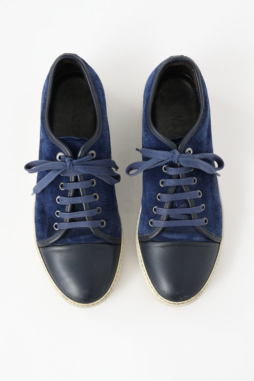 Lanvin Brushed Leather Sneaker
