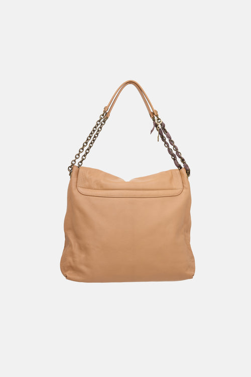 Lanvin Grained Leather Shoulder Bag