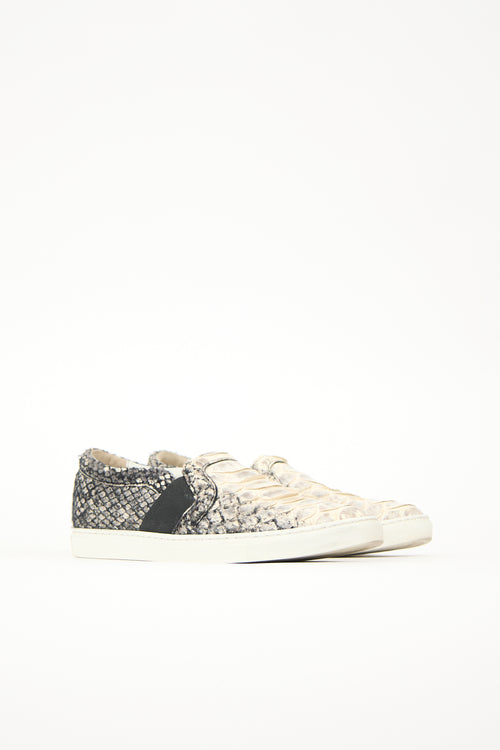 Lanvin Exotic Leather Sneaker