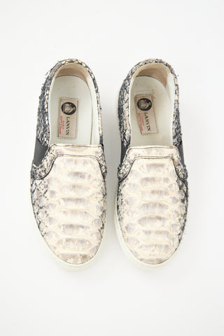 Lanvin Exotic Leather Sneaker