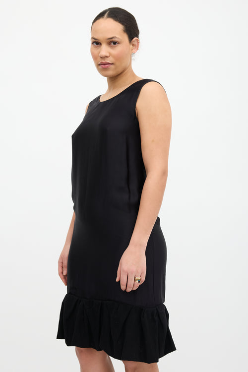 Lanvin FW 2007 Wool Ruffle Hem Dress