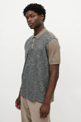 Lanvin Grey & Green Polo