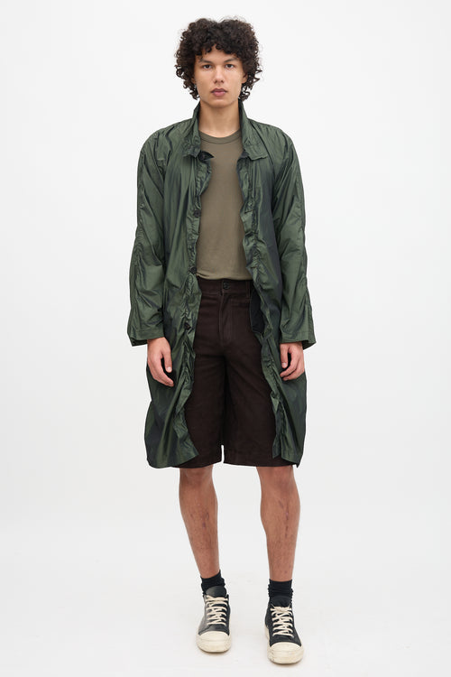 Lanvin Iridescent Belted Coat