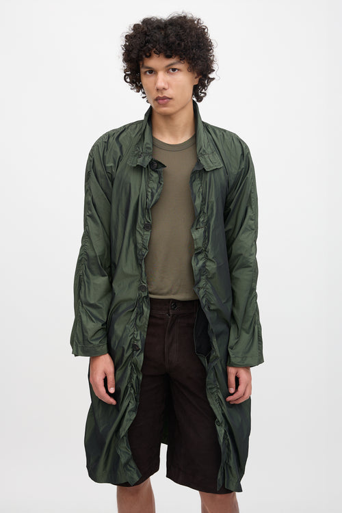 Lanvin Iridescent Belted Coat