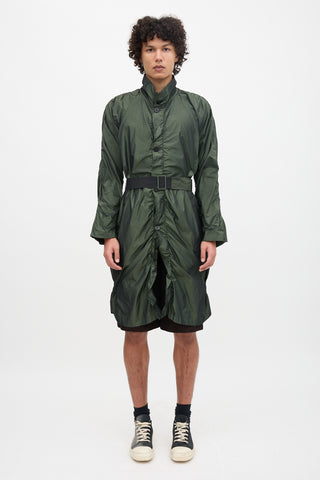Lanvin Iridescent Belted Coat