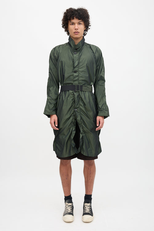 Lanvin Iridescent Belted Coat