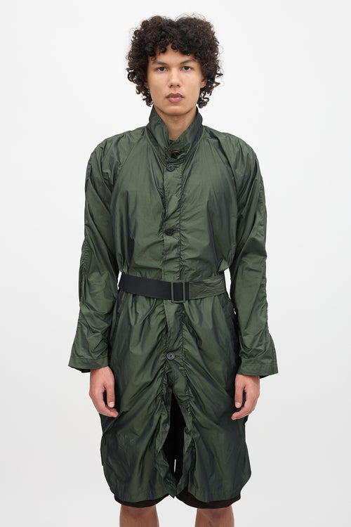 Lanvin Iridescent Belted Coat