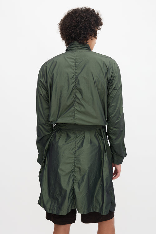 Lanvin Iridescent Belted Coat