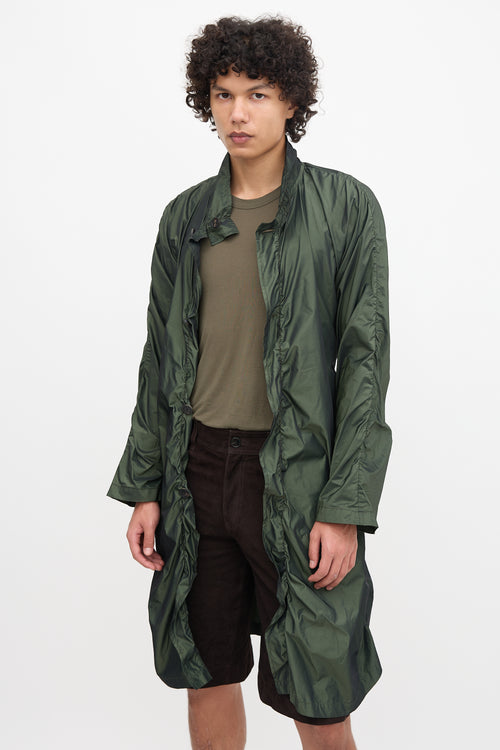 Lanvin Iridescent Belted Coat