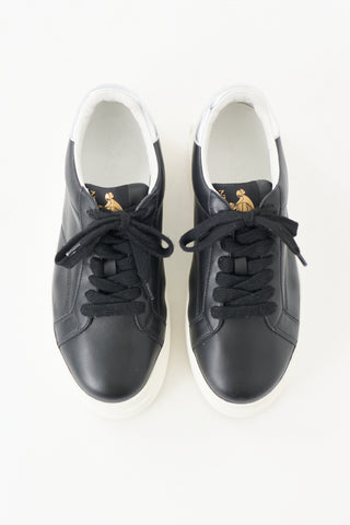 Lanvin Leather Platform Sneaker