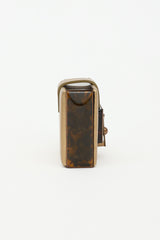 Lanvin Leather Sculptural Clutch