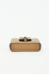 Lanvin Leather Sculptural Clutch