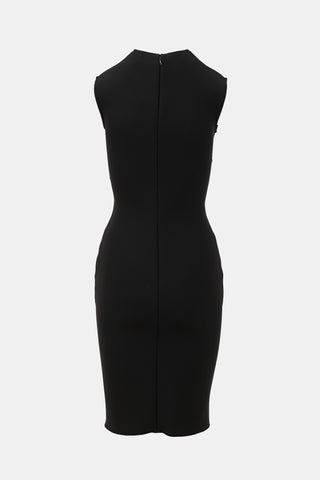 Lanvin Neoprene Midi Dress