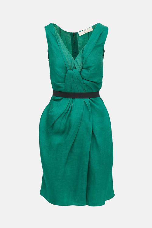 Lanvin SS 2009 Silk & Linen Dress