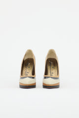 Lanvin Spring 2013 Patent & Lucite Wedge Pump