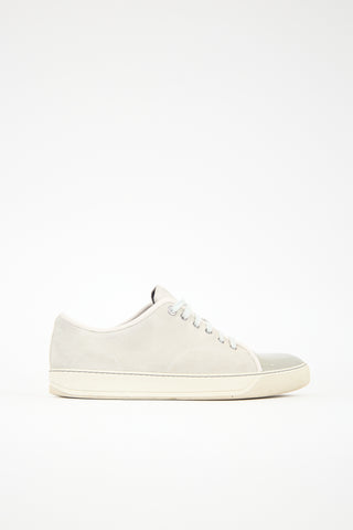Lanvin Suede Cap Toe Sneaker