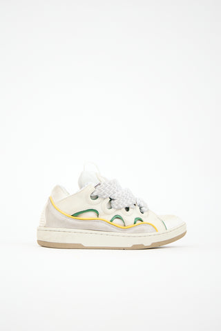 Lanvin Suede Curb Sneaker