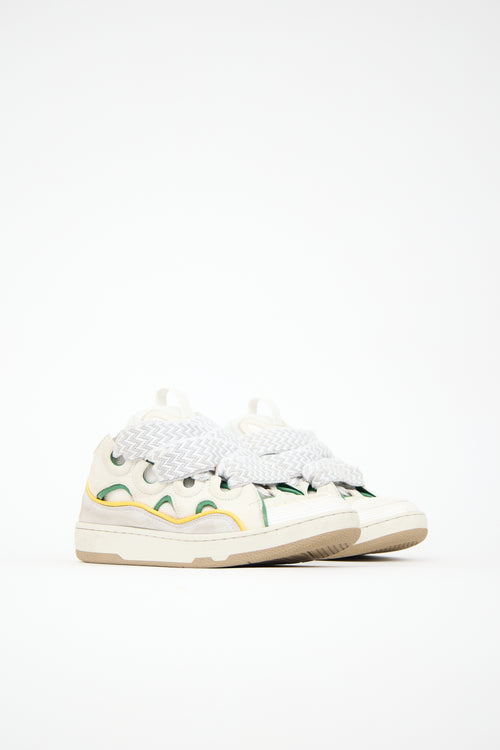 Lanvin Suede Curb Sneaker