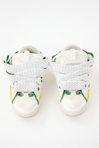 Lanvin Suede Curb Sneaker