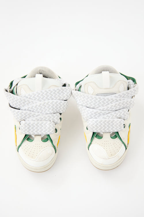 Lanvin Suede Curb Sneaker