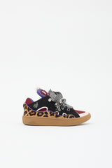 Lanvin Suede Curb Sneaker