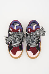 Lanvin Suede Curb Sneaker