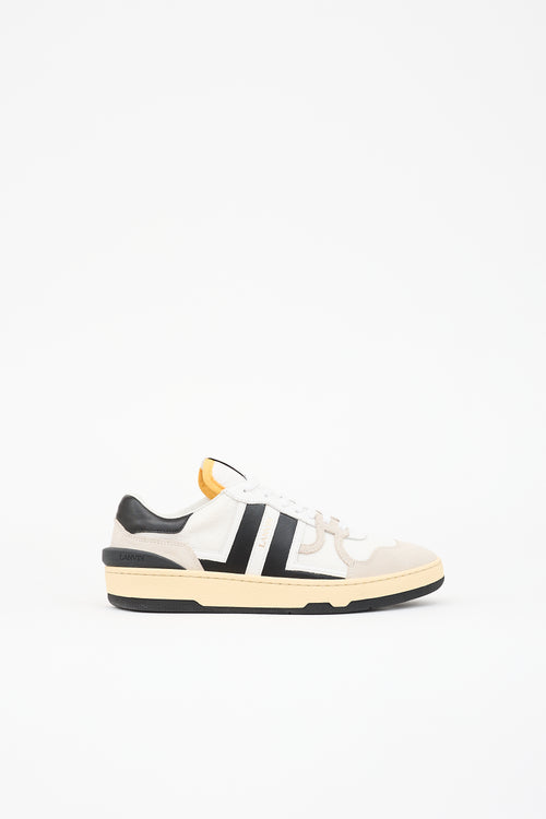 Lanvin Suede & Leather Clay Sneaker