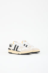 Lanvin Suede & Leather Clay Sneaker