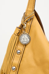 Lanvin Vintage Leather Studded Tote Bag