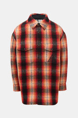 Lanvin Wool Check Oversized Shirt