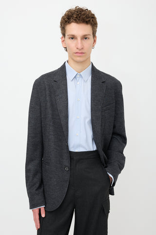 Lanvin Wool Panelled Blazer