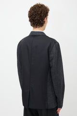 Lanvin Wool Panelled Blazer