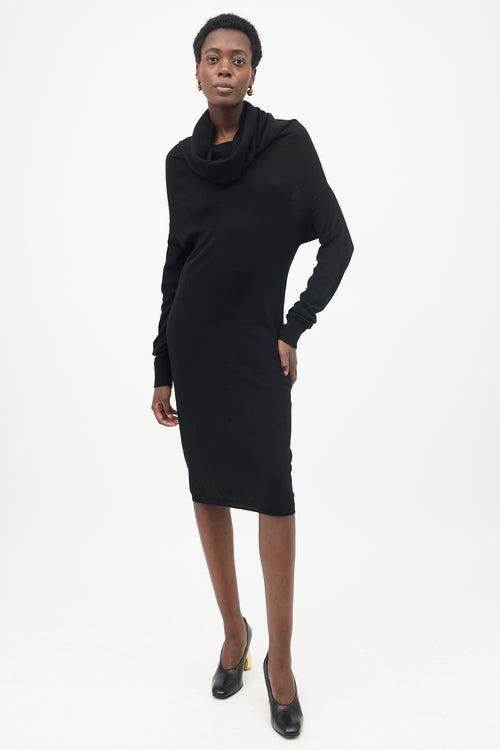 Lanvin Wool Turtleneck Dress