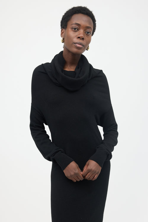 Lanvin Wool Turtleneck Dress