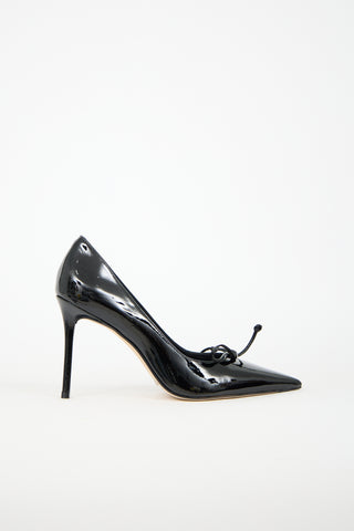 Larroude Patent Linda Pump