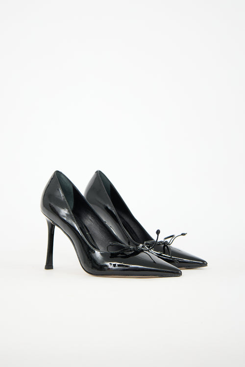Larroude Patent Linda Pump