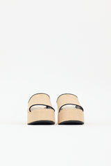 Larroude Raffia Charli Mule