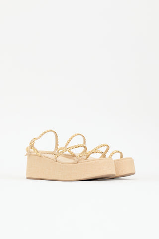 Larroude Rafia Gio Milanina Sandal