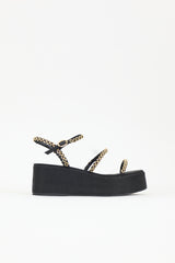 Larroude Rafia Gio Milanina Sandal